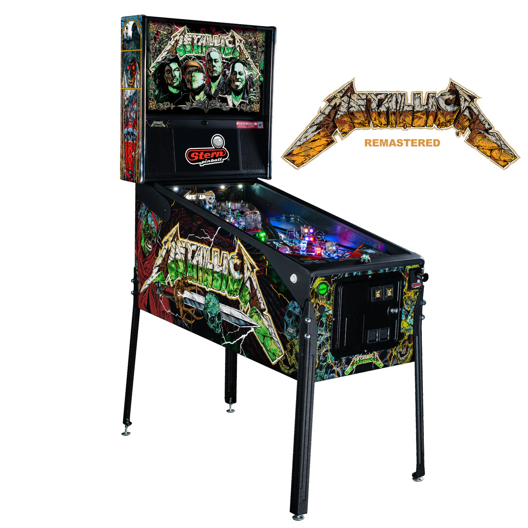 Metallica Remastered Pinball Machine by Stern